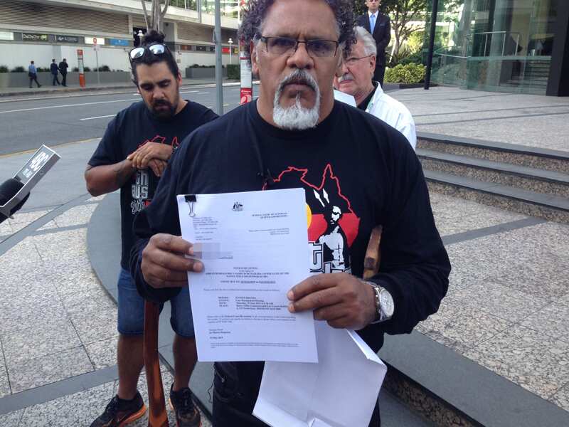 Wangan and Jagalingou man Adrian Burragubba in Qld's Galilee Basin