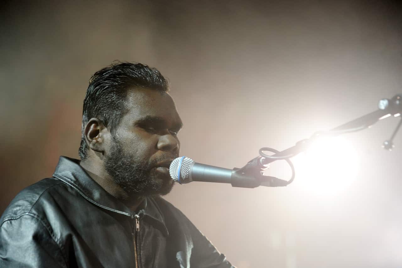 Australian musician Gurrumul performs