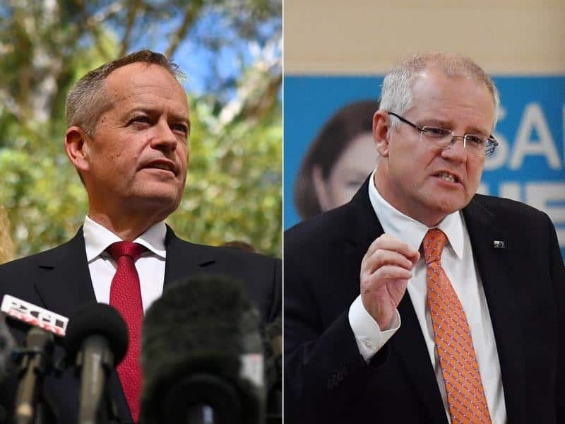 Bill Shorten and Scott Morrison