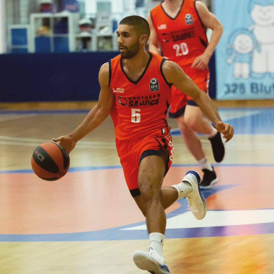 Jaden Weldon playing for Southern Sabres