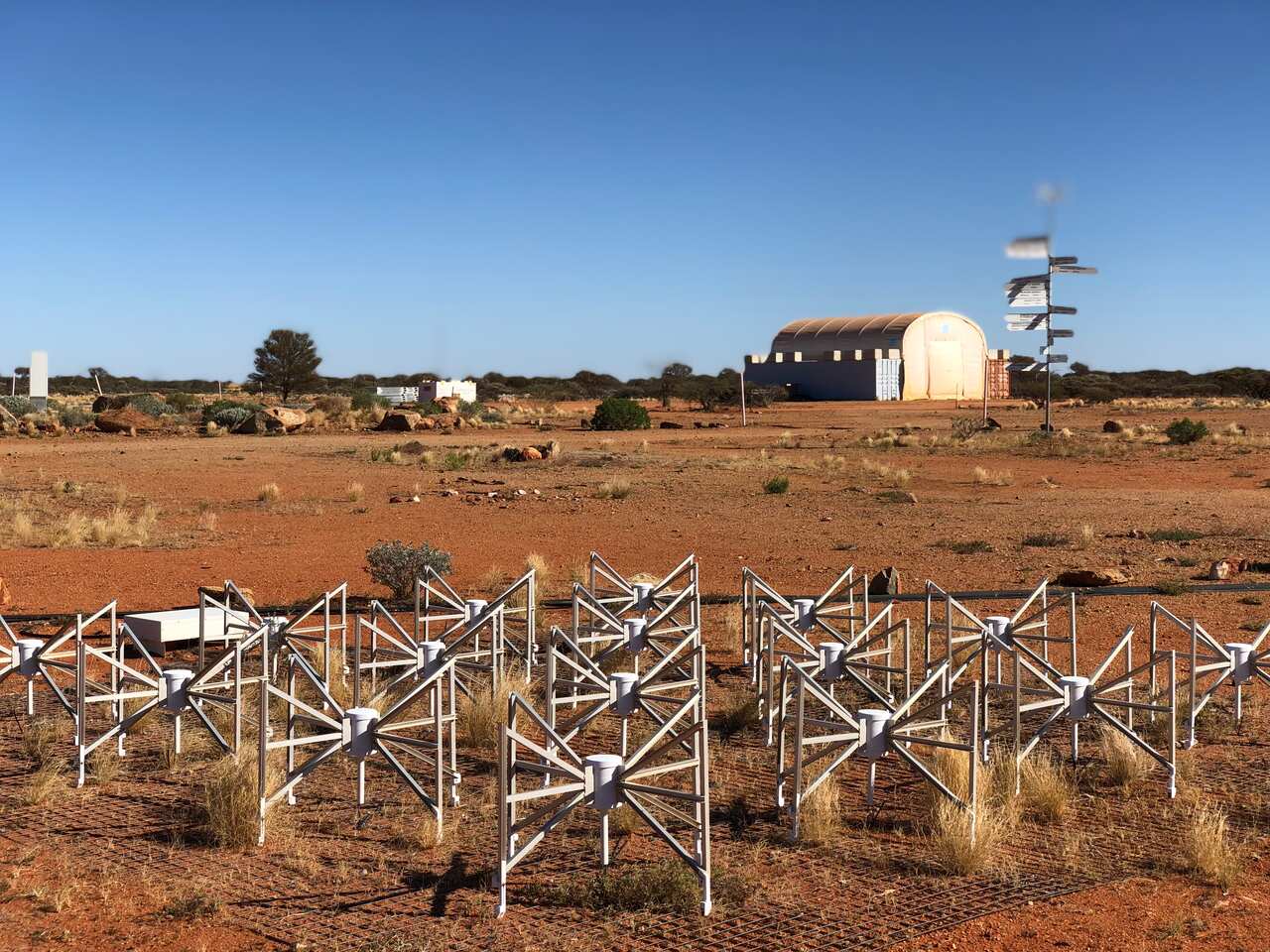 The Murchison Widefield Array is designed to perform large surveys of the southern hemisphere sky and deep observations.