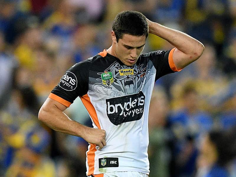 Wests Tigers playmaker Mitchell Moses