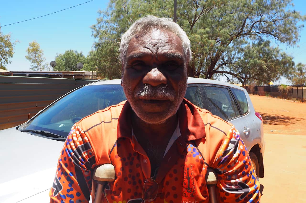 Warlpiri Parumpurru committee Chairperson Ned Hargraves