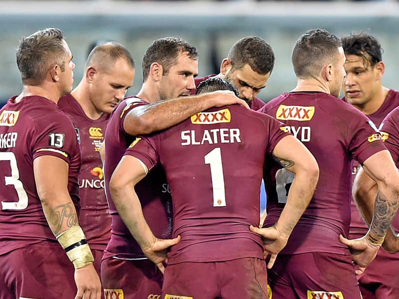 Billy Slater of the Maroons