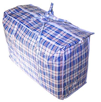Plastic Jumbo Checkered Bag