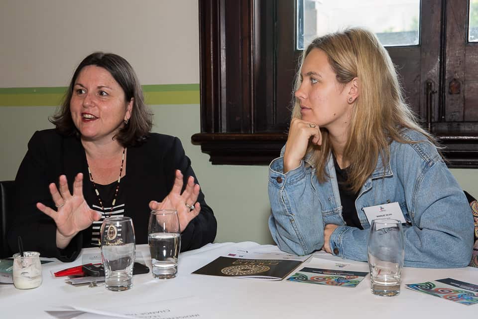 Dr Michelle Evans and Marlee Silver at the 2nd Annual Indigenous Business Month 'Celebrating Leadership' event