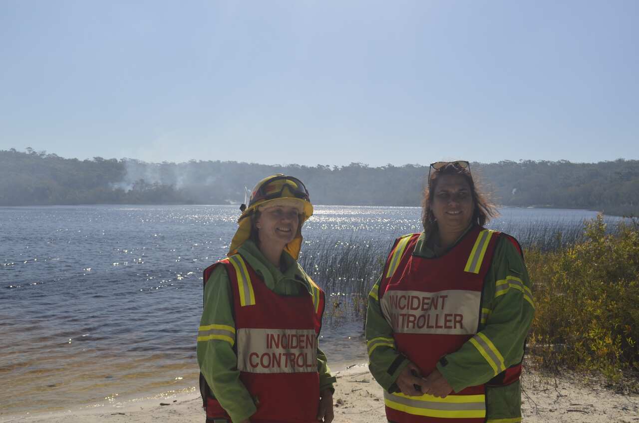 Linda Behrendorff, QPWS (left), and Kathryn Crouch, QYAC (right)
