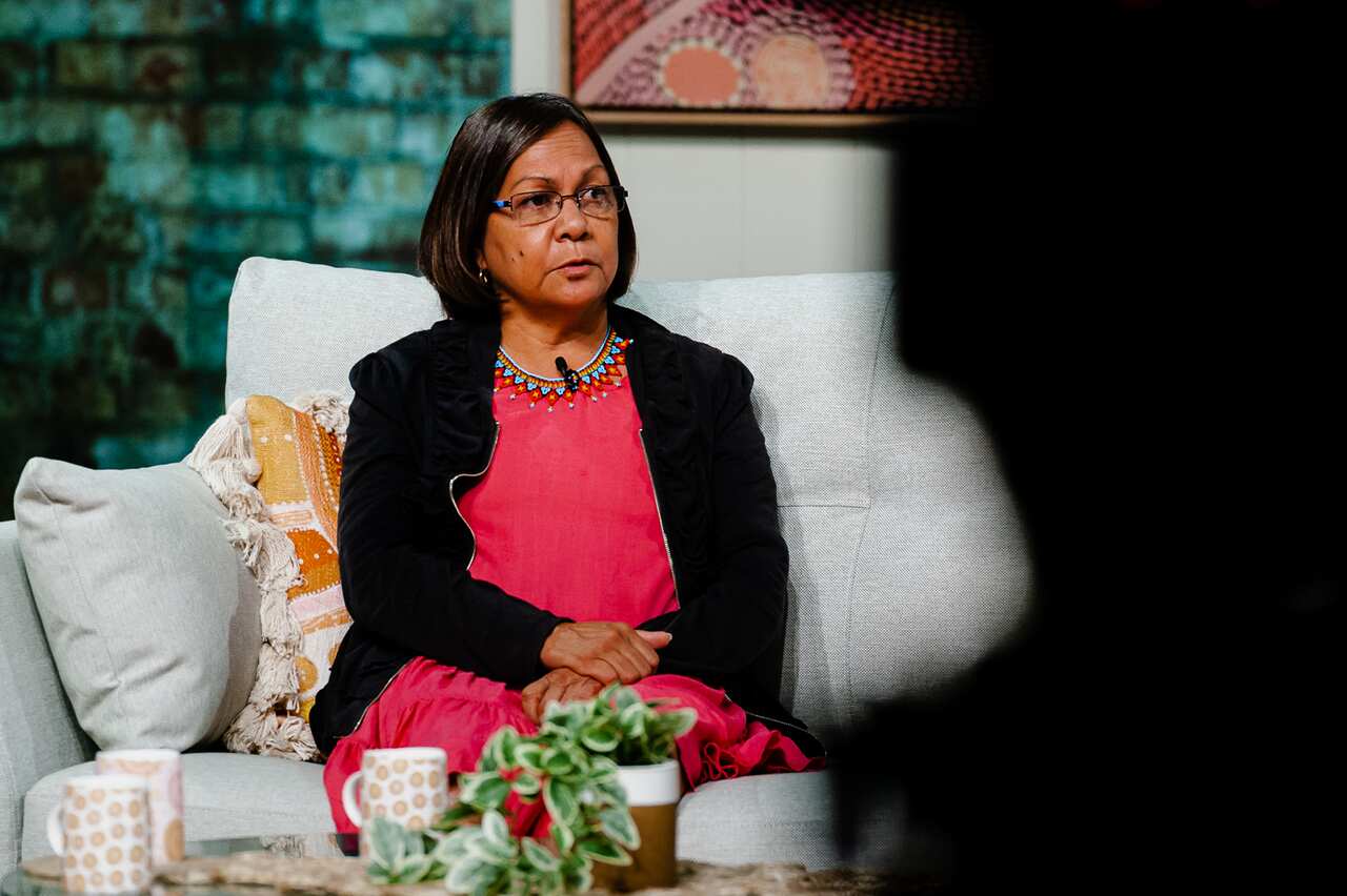 Sandra Creamer is the CEO of the National Aboriginal and Torres Strait Islander Women's Alliance and Domestic Abuse survivor We Say No More