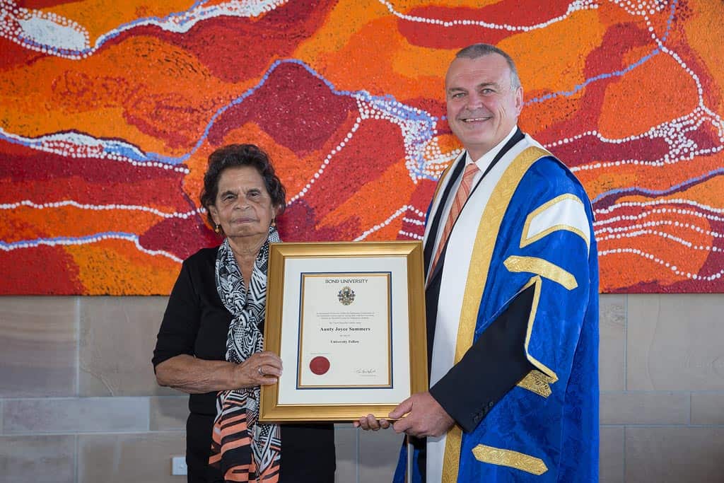 Bond University Aunty Joyce Summers