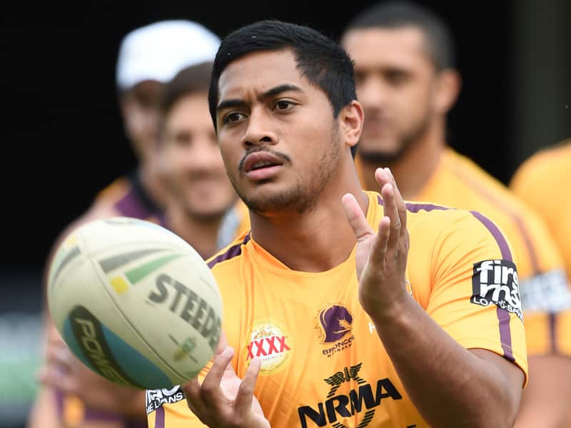 Anthony Milford during the Brisbane Broncos training session