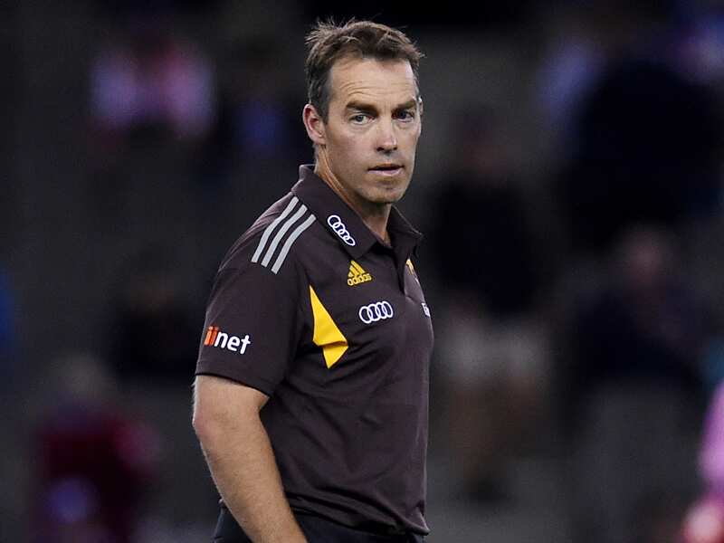 Coach Alastair Clarkson of the Hawthorn Hawks