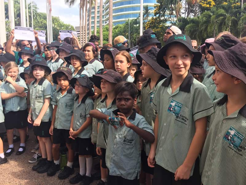 Students from the Kormilda School