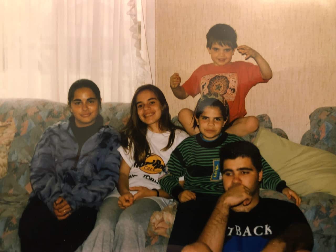 Adam Briggs with his family