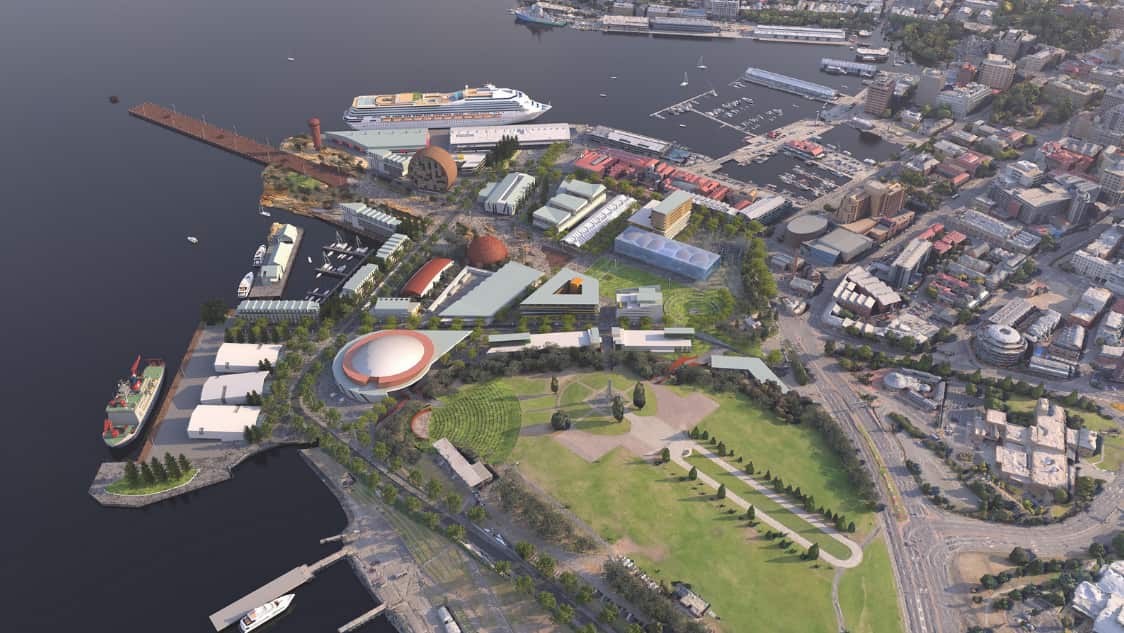 Macquarie Point vision by MONA