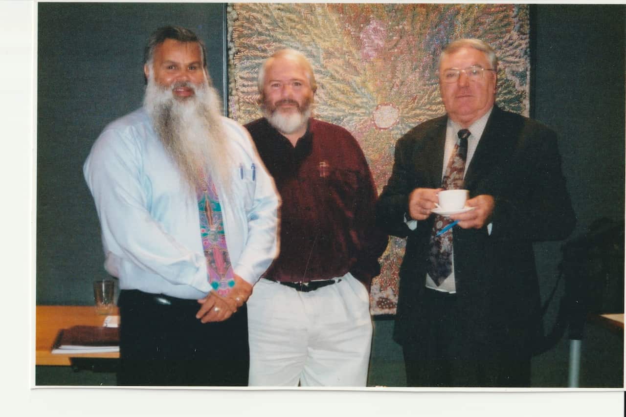 Parry Agius, Ritchie Howitt, Bill Jonas (L-R)