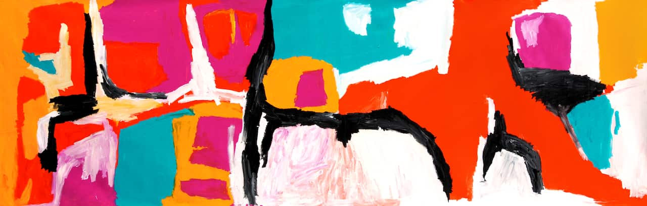 Dibirdibi Country 2008 by Mirdidingkingathi Juwarnda Sally Gabori