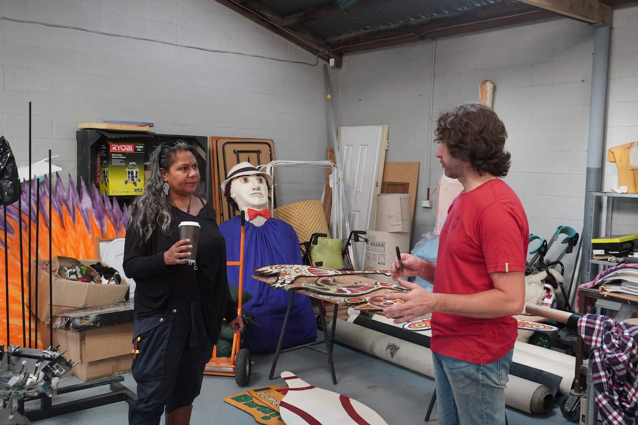 Alexis West with Matthew Plummer 