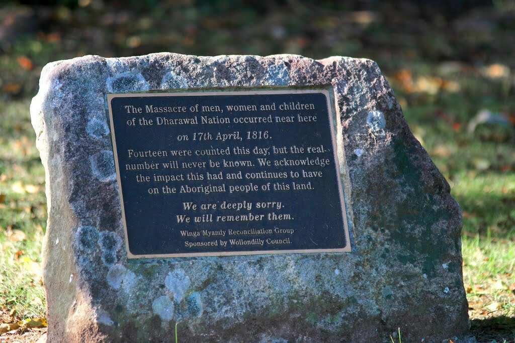 Appin massacre plaque