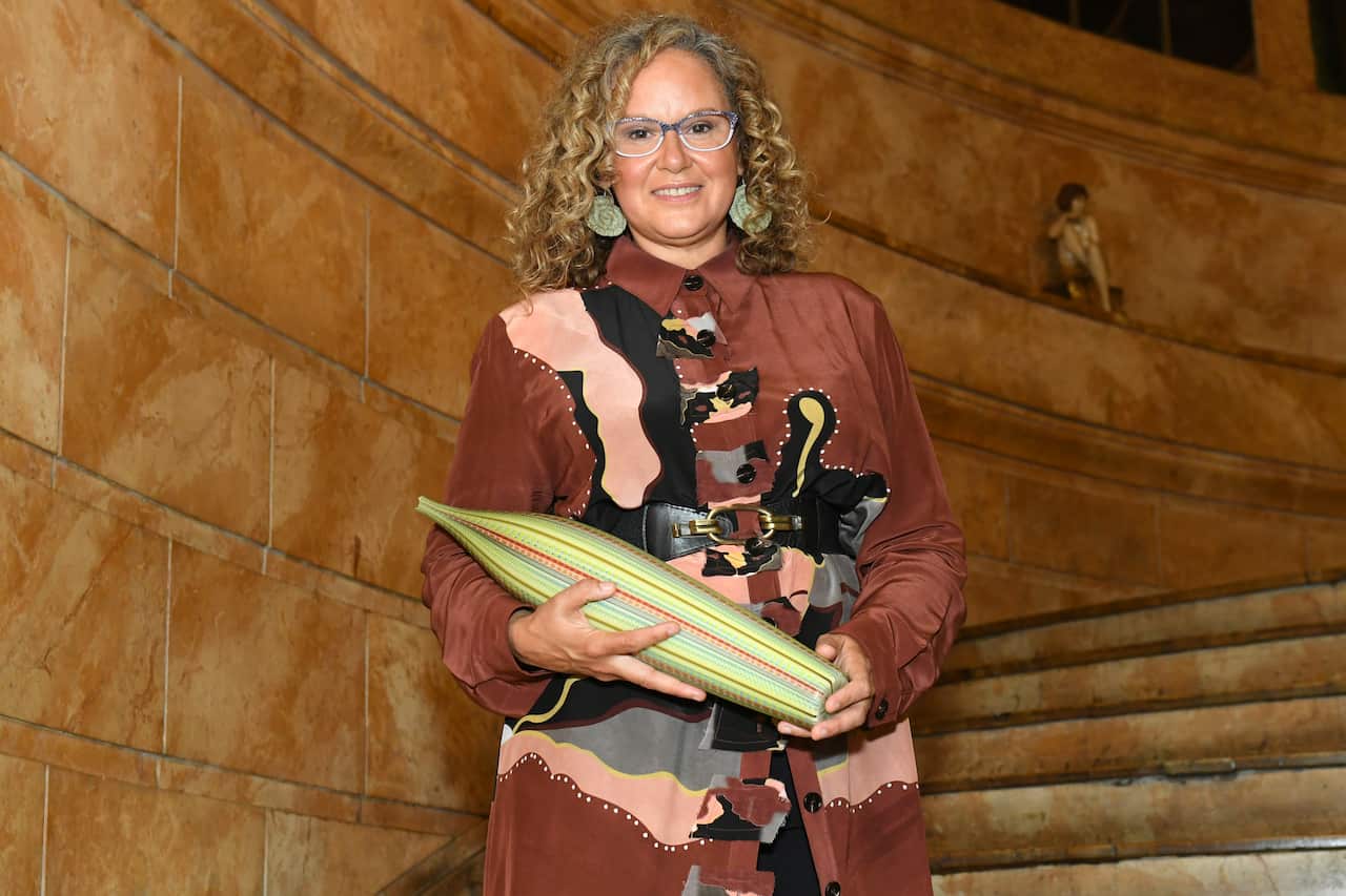 Leah Purcell accepts her Jury Grand Prize at State Theatre Sydney - Saturday 6th November, 2021