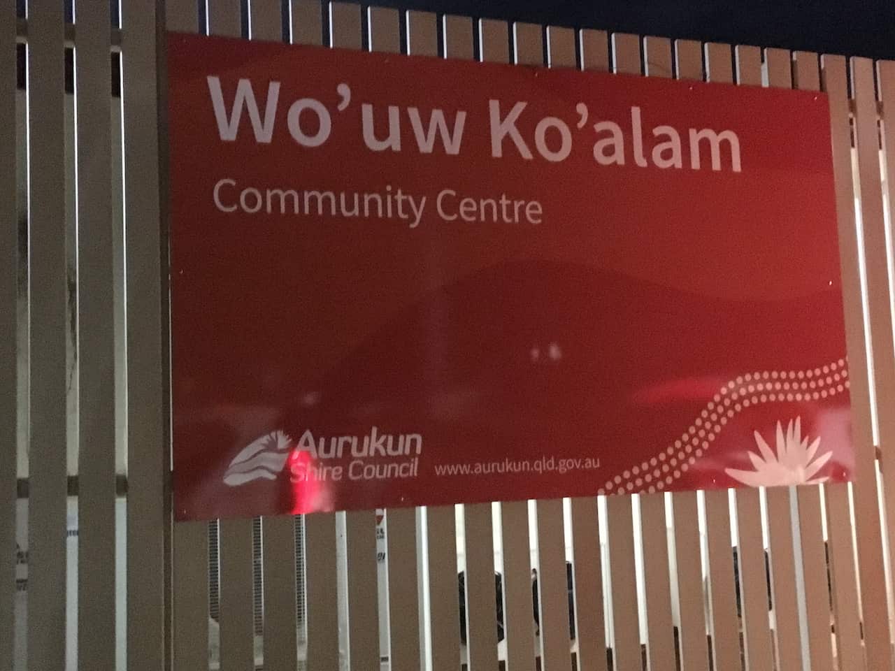 Wo'uw Ko'alam Community Centre at the Aurukun Shire Council