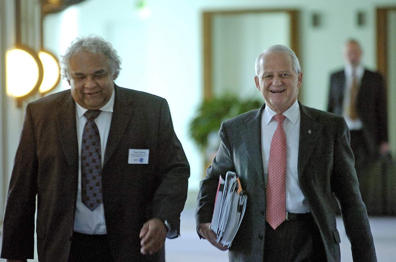 Tom Calma served as Senior Adviser to Indigenous Affairs Minister Philip Ruddock in 2003.
