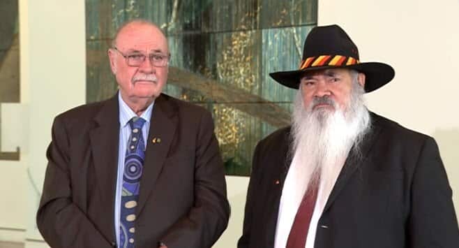 Liberal National MP Warren Entsch and Labor Senator Patrick Dodson.