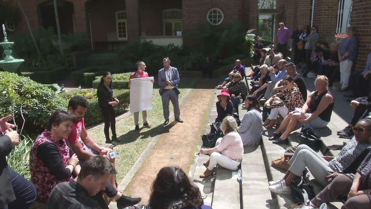 Suicide Prevention Awareness Day gathering in Sydney.