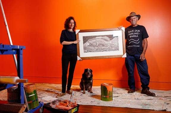 Uncle Badger and Justine Muller