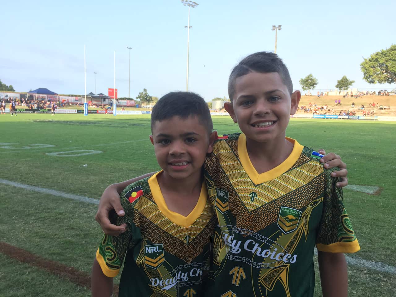Ball boys at Murri Carnival