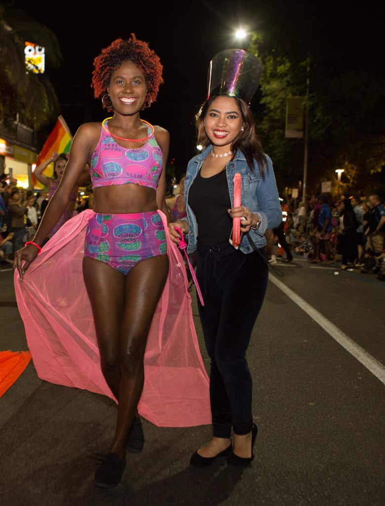 Wild Barra designs on parade in Cairns.