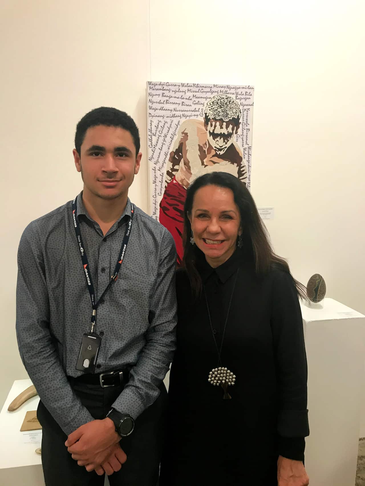 Qantas Indigenous trainee Baylun Williams