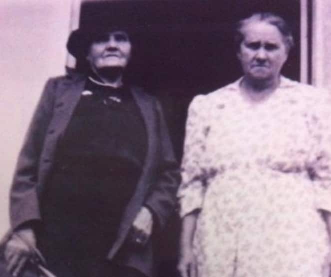 Harriet Gregory nee Kennedy (left) from Dharug country, NSW.