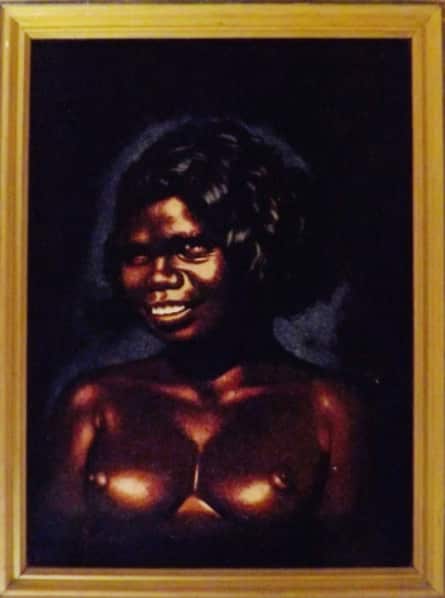 Black Velvet Australian Aboriginal Painting