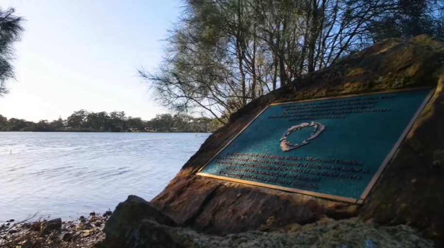 Blackmans Point plaque