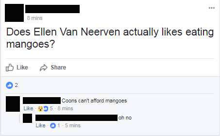 Some of the racist comments in the HSC Discussion Group continue, despite the backlash from other students.