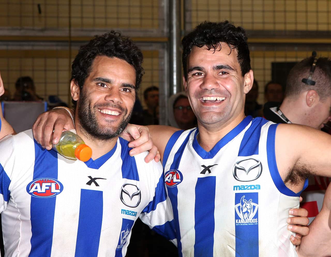 Daniel Wells and Lindsay Thomas both grew up playing for Mallee Park. 