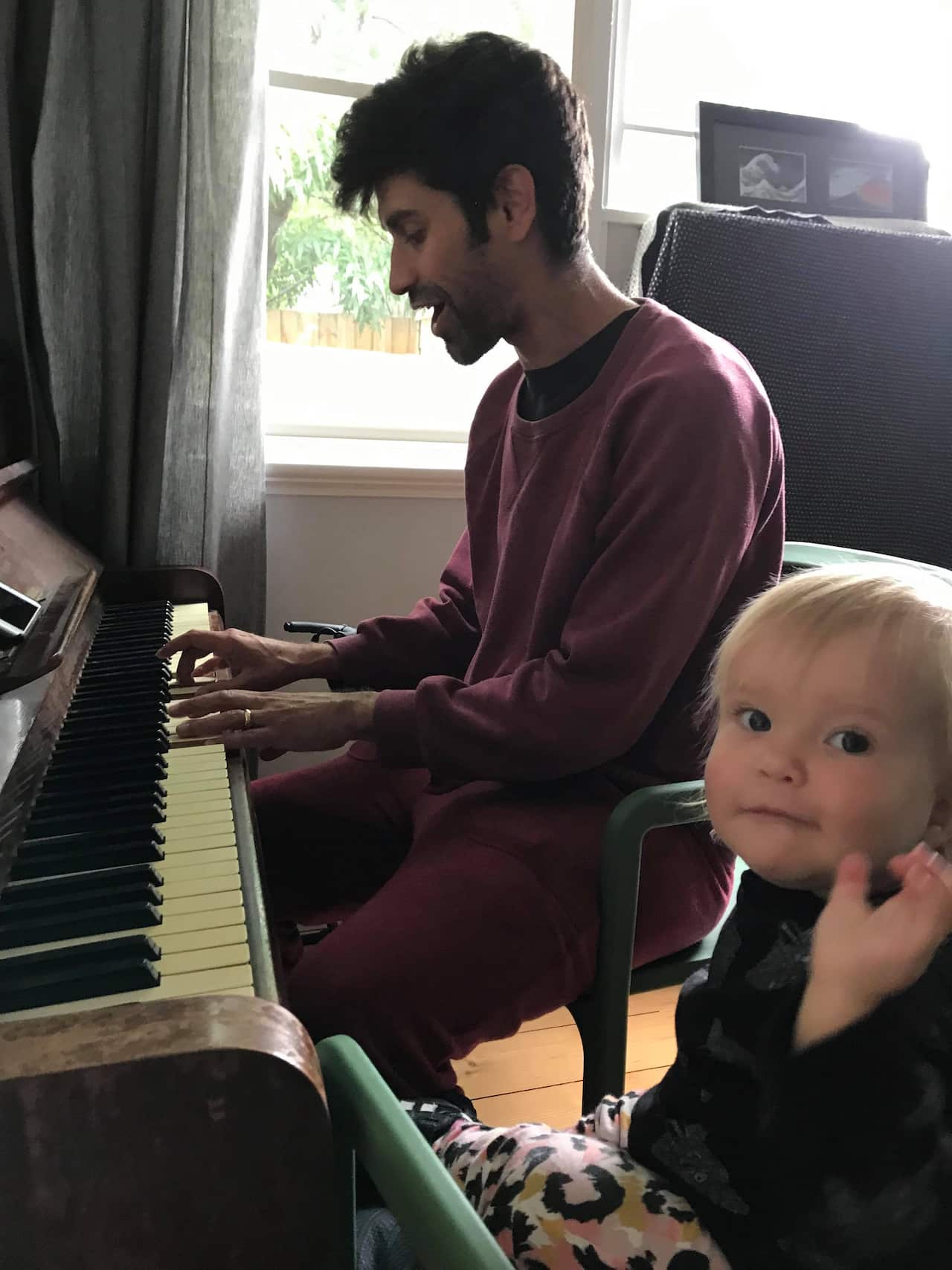 Brett with his young daughter Magnolia