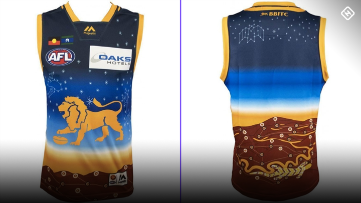 the 2019 Brisbane Lions guernsey designed by Derek Oram depict the Lore places for men and women across the Brisbane region
