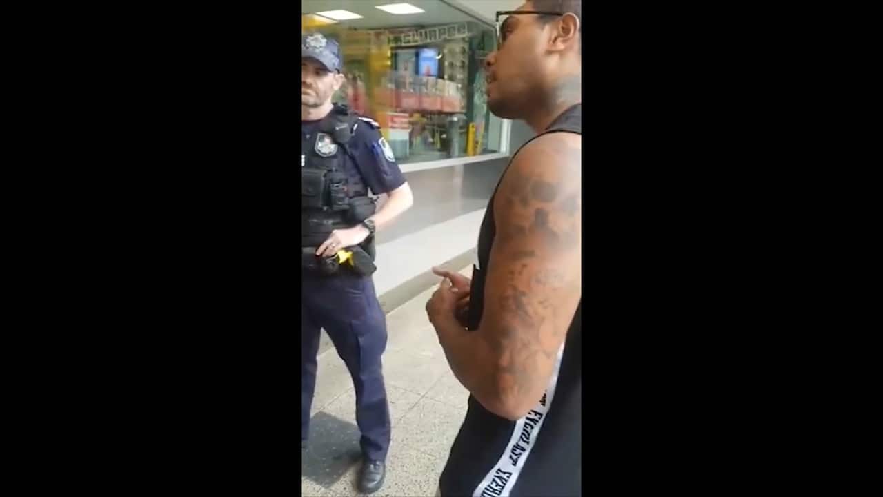 Geoffrey Glenn stopped on the streets of Brisbane