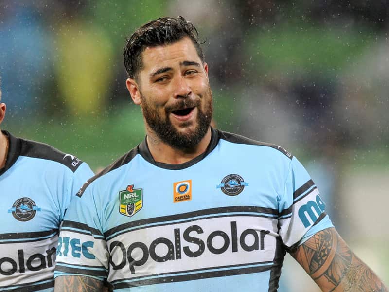 Cronulla forward Andrew Fifita