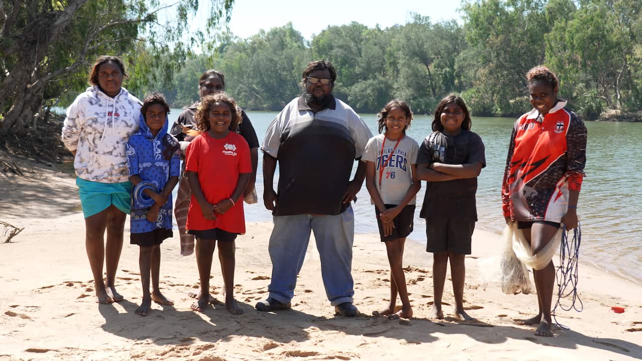 The Borroloola community won the Caring for Country award. 