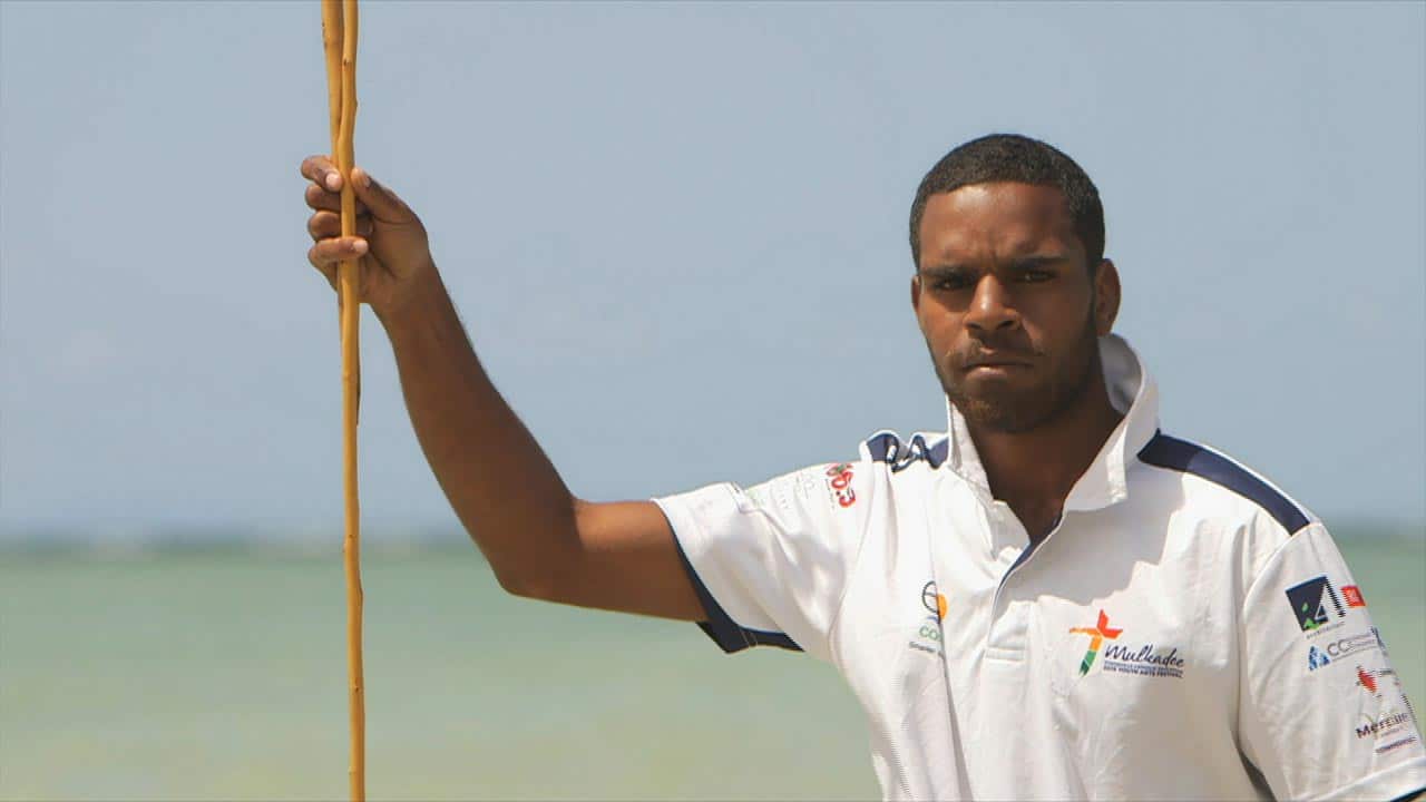 Chevez Morton, Palm Island resident, fishing.