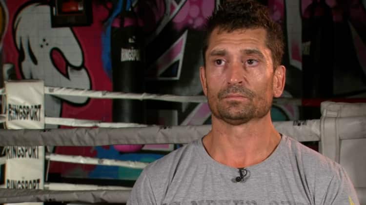 Noongar man Chris Collard was the world kickboxing champion in 1999
