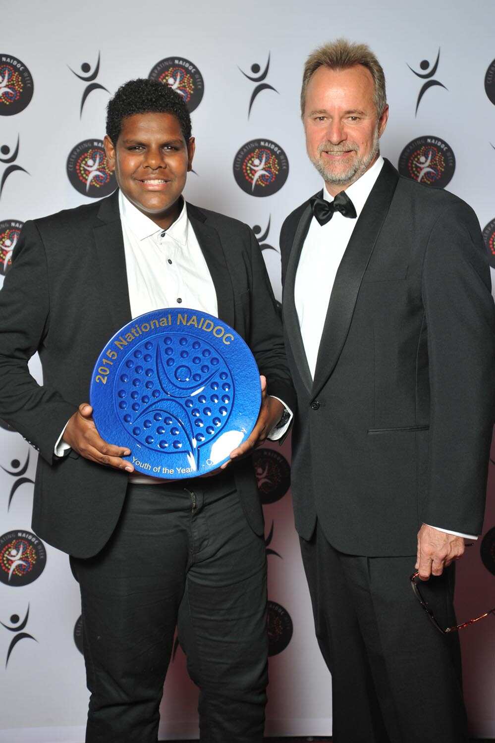 AWARDS- YOUTH AWARD- L TO R, CHRIS TAMWOY AND NIGEL SCULLION