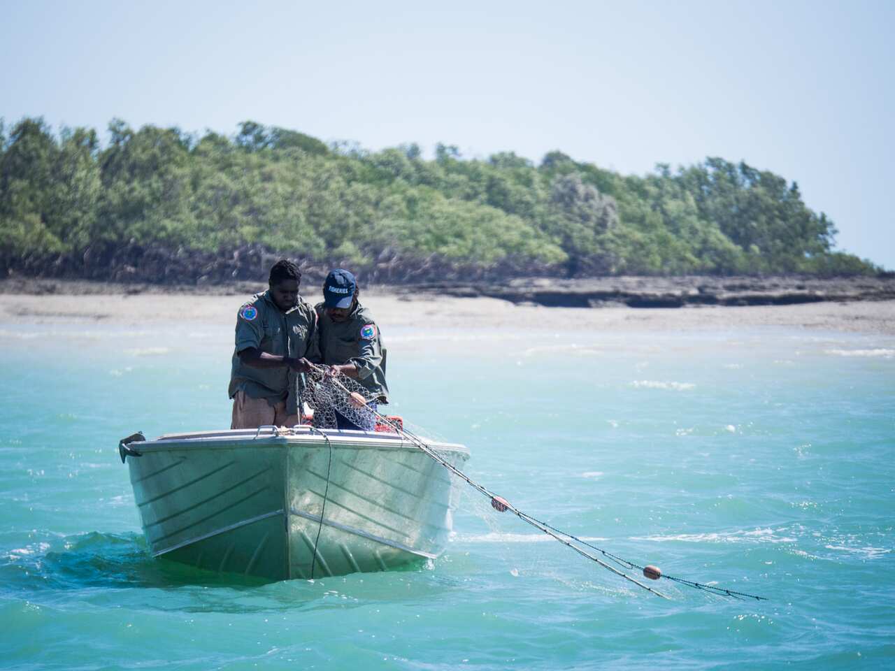 Crocodile Island Rangers fisheries research