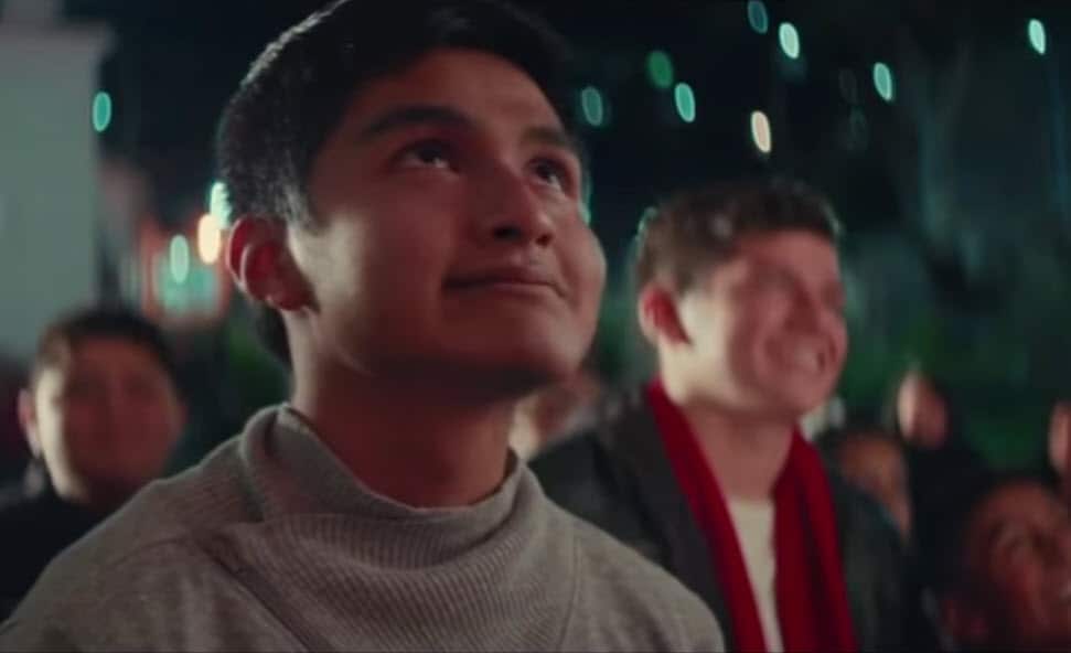 Screenshot from offensive YouTube advert from Coca-Cola Mexico