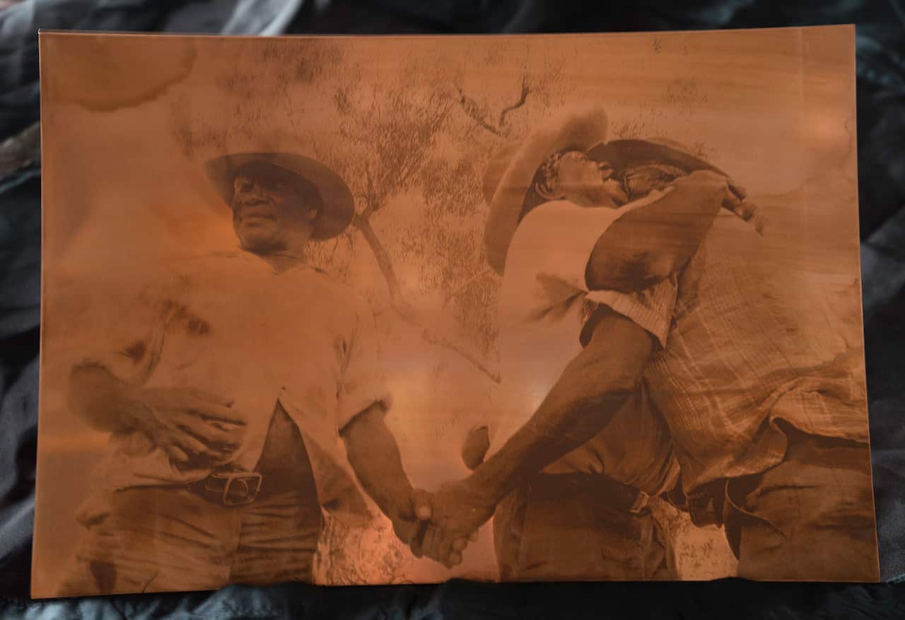 Copperplate negative (Photo/Juno Gemes)