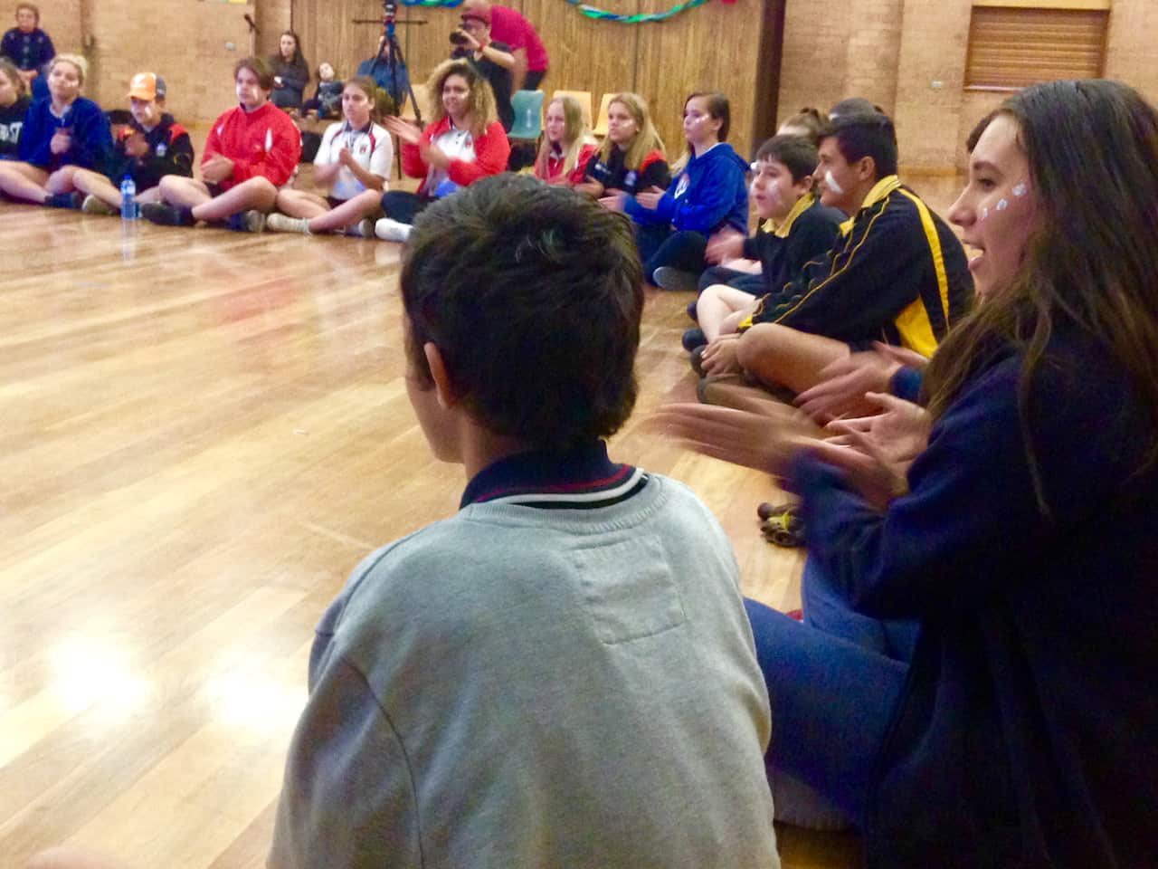 Corroboree circle students