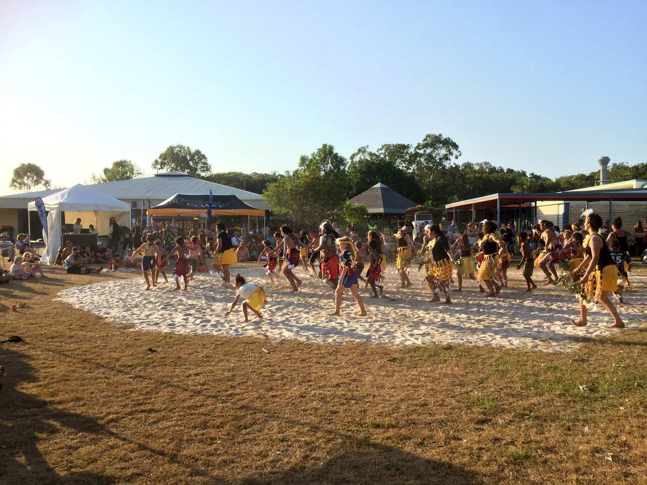 Dancers at the Quandamooka Festival