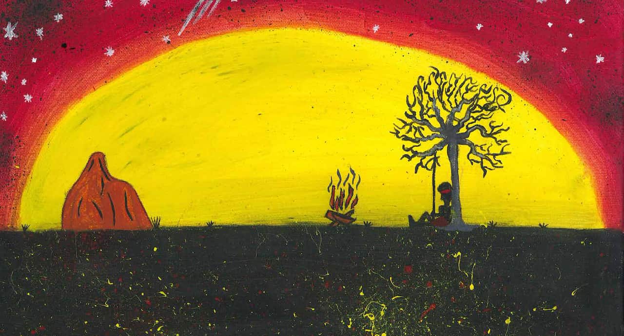 Not afraid to show my colours. Proud to be Indigenous.